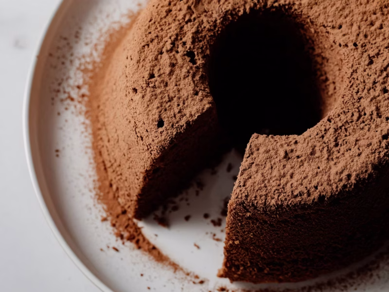 Guittard Chocolate Chiffon Cake